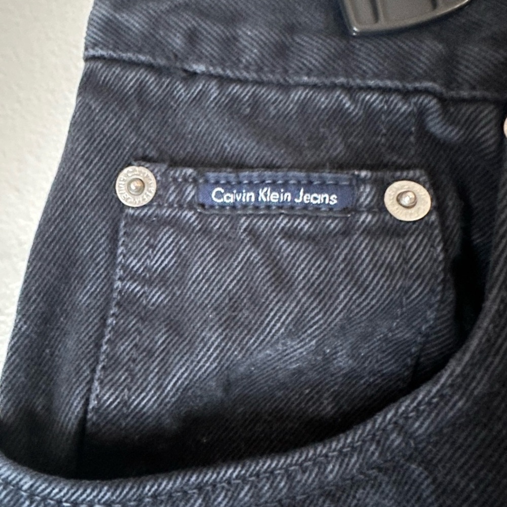 Calvin Klein Black Relaxed Jeans - Picture 4 of 6